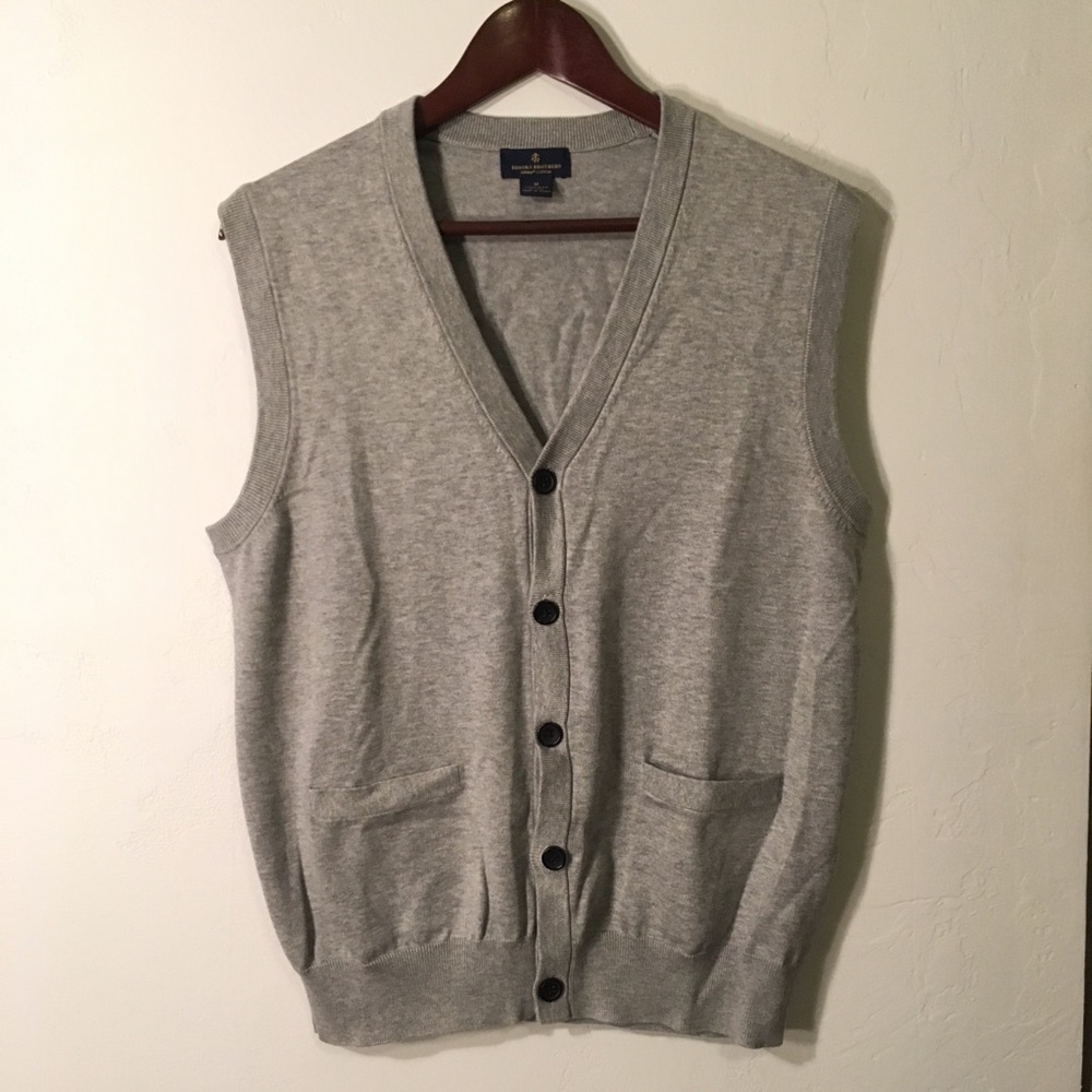 Brooks Brothers Gray Vest